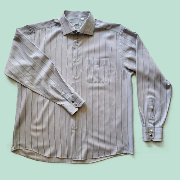 Hermes Button Down Cotton Striped Shirt - Picture 1 of 10